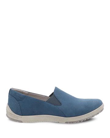 Baskets Dansko Laraine Imperméables Nubuck Femme Bleu | FR 456GSO